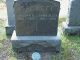 William Rufus Sackett (1858-1925) and Emma Jane Allen (1861-1950) grave marker