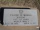 Clark Orval Burdg (1892-1972) headstone