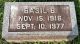 Basil B. Brownfield (1916-1977) grave marker