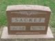 William James Sacket (1868-1944) and Lillie Mae Cramer Sacket (1874-1946) headstone